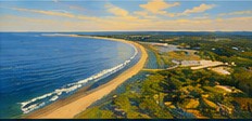 Aerial Cape Cod shoreline