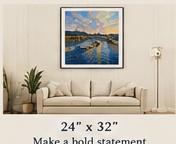 24 by 32 inch framed print
